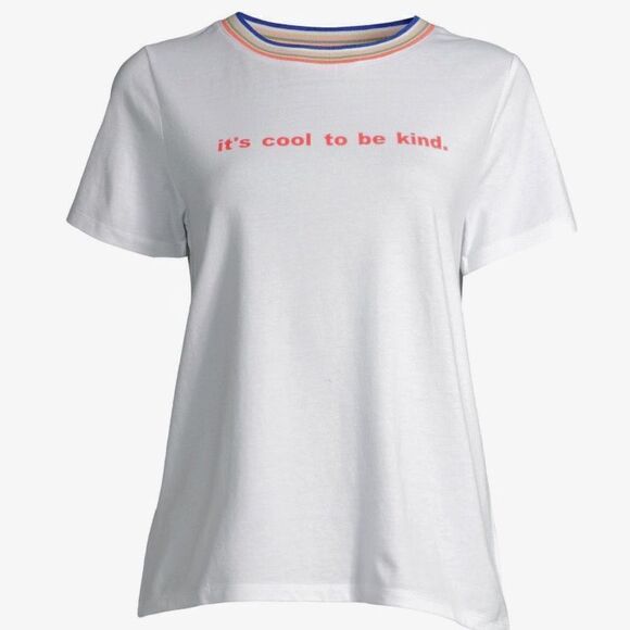 NWT Time and True Womens XXL Graphic Tshirt It’s Cool to be Kind Soft Loose Fit - Picture 2 of 10